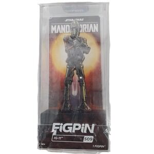 FiGPiN Disney‎ Star Wars The Mandalorian IG-11 509 Enamel Pin Collectible New